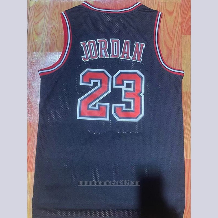 Camiseta Chicago Bulls Michael Jordan #23 Mitchel & Ness 1997-98 Negro